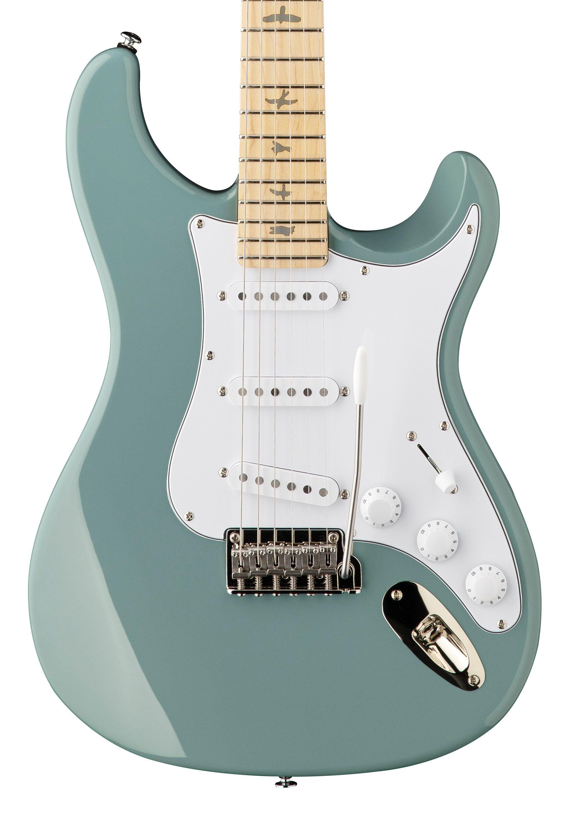 PRS John Mayer SE Silver Sky in Stone Blue, Maple Neck - Andertons